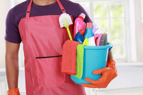 Cleaner handling hard-to-reach windows in SW16