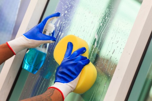 Deep cleaning an oven interior, racks, and glass in SW16