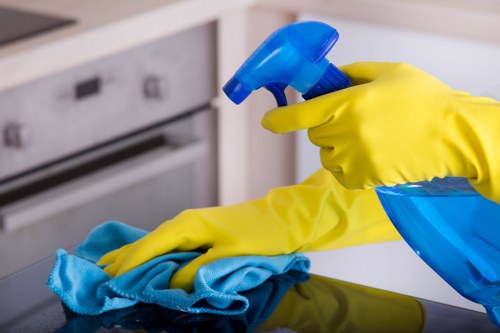 Oven deep clean preparation in a SW16 property