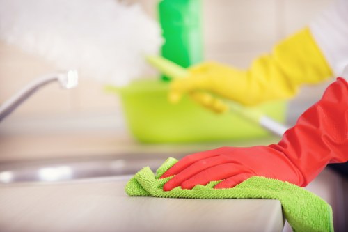Upholstery stain treatment in a local SW16 property